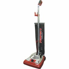 V.A.C. Upright Vacuum with Ergonomic Handle 870 W Motor - Brushroll - 12" Cleaning Width - Carpet - 50 ft Cable Length - Black, Red