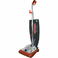 V.A.C. Upright Vacuum with HEPA Filtration 870 W Motor - Bagged - Brushroll - 12" Cleaning Width - Carpet - 50 ft Cable Length - HEPA - Black, Red