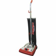 V.A.C. 12" Wide Upright Vacuum 870 W Motor - Bagged - 12" Cleaning Width - Carpet - 50 ft Cable Length - Black