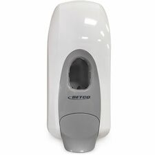 Betco Clario Manual Lotion Dispenser Manual - 1.06 quart Capacity - Hygienic, Refillable, Durable, Easy to Clean - White - 12 / Carton
