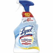 Lysol Hydrogen Peroxide Cleaner For Multipurpose - 32 fl oz (1 quart) - Citrus Sparkle Zest Scent - Residue-free, Long Lasting, Bleach-free, Disinfectant - Multi Spray Bottle - 9 / Carton