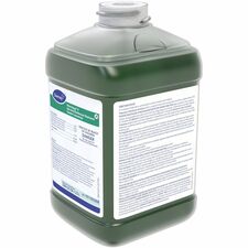Diversey Wide Range II Disinfectant Cleaner For Multi Surface - Concentrate - Liquid - 84.5 fl oz (2.6 quart) - 12.4 pH - Floral Scent - Deodorize, Pleasant Scent - Green - 2 / Carton