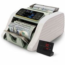 Kolibri Kolibri Mixed Bill Counter Counts @ 1200 bills/min - White