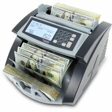Cassida 5520 UV/MG Currency Counter 250 Bill Capacity - Counts @ 1300 bills/min - Gray