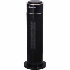 Kenmore 21" Oscillating Tower Heater 2 x Heat Settings - Timer - Remote Control - Oscillation - Office, Room, Living Room - Tower - Black