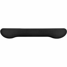 Compucessory Fabric-covered Gel Wrist Rest 0.80" Height x 18.50" Width x 2.80" Depth - Black - Polyurethane Gel - Anti-slip - 1 Each