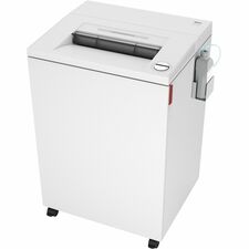 ideal. 4003 Cross-Cut P-4 Shredder Continuous Shredder - Cross Cut - 26 Per Pass - for shredding Paper, Paper Clip, Staples, CD, DVD, Credit Card - P-4 - 44 gal Wastebin Capacity - 1304.97 W - White