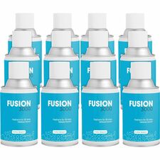 Fresh Products Fusion 3000 Metered Aerosols 6000 ft³ - Cotton Blossom - 30 Day - Odor Neutralizer, VOC Compliant - 12 / Carton