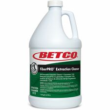 Betco FiberPRO Extraction Cleaner For Carpet, Upholstery, Rug - Concentrate - Liquid - 128 fl oz (4 quart) - 9.5 to 10.5 pH - Pleasant Scent - Low Foaming, Stain Resistant - Green Bottle - 4 / Carton