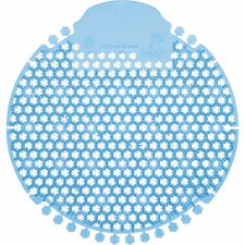 Fresh Products Wave 360 Urinal Screens Lasts upto 60 Days - Splash Reducer, Odor Control - 5 / Box - Blue