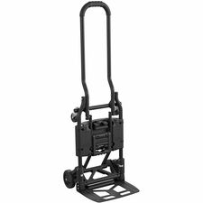Cosco Shifter Hand Truck & Cart 300 lb Capacity - 16" Width x 32.50" Depth x 34.30" Height - Steel Frame - Black - 1 Each