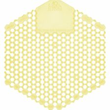 Fresh Products Wave 3D Urinal Screen Lasts upto 30 Days - Splash Reducer, Odor Control - 10 / Box - Yellow