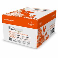 Lettermark Copy Paper 96 Brightness - Legal - 8 1/2" x 14" - 20 lb Basis Weight - 75 g/m² Grammage - Sustainable Forestry Initiative (SFI), ECF - ColorLok Technology, Printable, Jam-free, Acid-free, Long Lasting - White - 500 Sheets per Ream - 10 / C