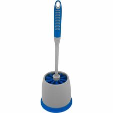 Impact Products Toilet Bowl Brush 4" Polyethylene Terephthalate (PET) Bristle - 10.50" Handle Length x 1" Handle Diameter - Polypropylene, Thermoplastic Rubber (TPR) Handle - 12 / Carton