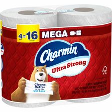 Charmin Mega Roll Bath Tissue 2 Ply - Mega - 200 Sheets/Roll - White - 4 / Pack