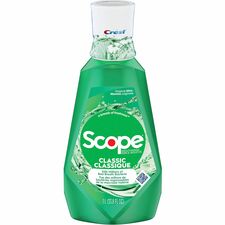 Crest Scope Classic Mouthwash For Bad Breath - Mint - 1.06 quart - 6 / Carton