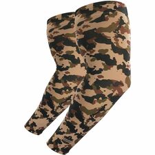 Ergodyne 6695 Sun Protection Arm Sleeves Camo - Fabric - Stretchable, Comfortable, Moisture Wicking, Anti-odor, Machine Washable, UV Protection