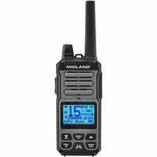 Midland GXT67 PRO GMRS Walkie Talkies 99 Radio Channels - NOAA Weather Radio, Keypad Lock - Water Proof, Dust Proof - Black - 1 Each