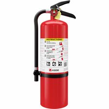 Kidde Pro 10 MP-1 Fire Extinguisher 10 lb Capacity - A: Common Combustibles, B: Flammable Liquids, C: Live Electrical Equipment - Rechargeable, Safety Pin - Red