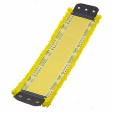 Unger SmartColor Micro Mop 16" Length - Anti-bacterial, Heavy Duty, Durable, Reusable, Washable - MicroFiber - Yellow - 1 Each