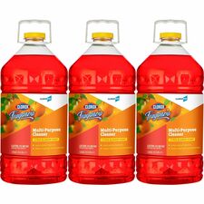 Clorox Fraganzia Multi-Purpose Cleaners For Multipurpose, Multi Surface - Concentrate - Liquid - 175 fl oz (5.5 quart) - Citrus Blossom Scent - Recommended For: Odor Remover, Grease Remover - Freshen, Bleach-free, Long Lasting, Deodorize, pH Neutral - Ora