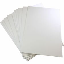 Flipside Pre-Cut Foam Boards 40" Board Height x 32" Board Width x 0.19" Board Depth - Bright White Foam Board, Polystyrene Surface - Smooth, Lightweight, Rigid - 25 / Pack