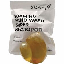SOAP2O Coconut Acai HydroPods Coconut Acai Scent - 1.06 gal - Hand - Moisturizing - Blue - Water Soluble - 4 / Box