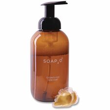 SOAP2O HydroDrops Soap Kit Coconut Acai Scent - 4.23 gal - Pump Bottle Dispenser - Hand - Amber - 1 Kit