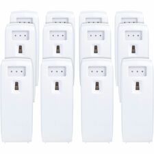 Fresh Products Fusion Metered Aerosol Dispenser 0.13 Hour, 0.25 Hour, 0.50 Hour - 90 Day Refill Life - 600 Sq. ft. Coverage - Wall - 2 x AA Battery - 6 / Carton - White