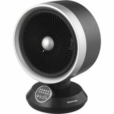 Kenmore Fan & Heater Combo 2 x Heat Settings - Remote Control - Oscillation - Office, Room, Kitchen - Desk - Black