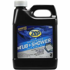 Zep Commercial Advanced Tub and Shower Drain Opener Gel For Drain, Bathtub, Shower, Home - Gel - 32 fl oz (1 quart) - Yellow - 1 Each