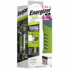 Energizer Pro Series Area Light LED - 1000 lm Lumen - Battery Rechargeable - Battery - Water Proof, Dust Proof - Gray, Green - 1 Each