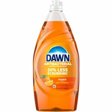 Dawn Antibacterial Dish Soap For Dish - 30.8 fl oz (1 quart) - Citrus Scent - Residue-free, Streak-free, Anti-bacterial - Orange - 1 Each