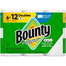 Bounty Select-A-Size Paper Towels 2 Ply - 82 Sheets/Roll - Diamond Texture - Green - PaperRoll - 82/Roll - 6 / Carton