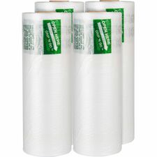 Inteplast Grp "More Matters" Produce Bags 20" Length x 12" Width x 0.35 mil (9 Micron) Thickness - High Density - Natural - Film - Food, Storage - 875/Roll - 4 / Carton