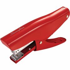 Swingline Retro Plier Stapler Staples Upto 25 Sheet - Holds Upto 210 Staple - Full Strip - Rio Red - Metal - 1 Each
