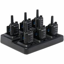 Midland BR10 License-Free Business Radio Built-in Flashlight - Drop Resistant - Lithium Ion (Li-Ion) - Black, Gray - 1 Each