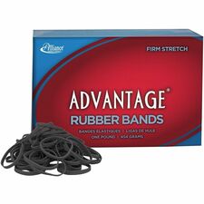 Alliance Rubber Advantage Classic Black Size: #30 - 2" Length x 0.1" Width - Stretchable, Reusable, Durable, Elastic, Strong - Rubber - Classic Black - 1150 / Box