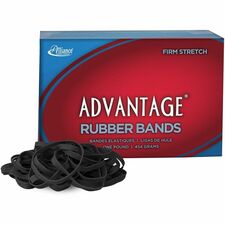 Alliance Rubber Advantage Classic Black Size: #64 - 3.5" Length x 0.3" Width - Stretchable, Reusable, Durable, Elastic, Strong - Rubber - Classic Black - 320 / Box