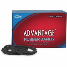 Alliance Rubber Advantage Classic Black Size: #33 - 3.5" Length x 0.1" Width - Stretchable, Reusable, Durable, Elastic, Strong - Rubber - Classic Black - 600 / Box