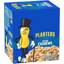 Green Rabbit Planters Salted Cashews Snack Packs Salted Cashew - 18 / Carton