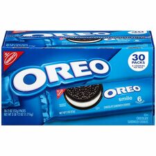 Green Rabbit Oreo Cookies Single-Serve Packs Individually Wrapped - Chocolate, Vanilla, Oreo - 1 - 30 / Carton