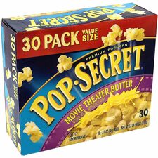 Green Rabbit Pop Secret Movie Theater Butter Butter - 3 oz - 30 / Carton