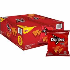 Green Rabbit Doritos Nacho Cheese Snack Bags Individually Wrapped - Crunch, Nacho Cheese - 50 / Carton