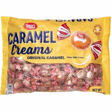 Green Rabbit Cgoetze's Caramel Creams Candies Caramel - Individually Wrapped - 3 lb - 1 / Carton