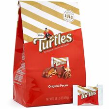Green Rabbit DeMet's Original Turtles Original Pecan - Individually Wrapped - 1.09 lb - 1 / Carton