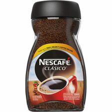 Nescafe Instant Clasico Dark Roast Instant Coffee Dark - Instant - 6 / Carton