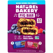 Green Rabbit Blueberry & Raspberry Fig Bars Blueberry, Raspberry, Fig - 32 / Carton