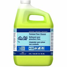 Mr. Clean Finished Floor Cleaner For Multipurpose - 128 fl oz (4 quart) - Recommended For: Dirt Remover, Residue Remover - Phosphate-free - Green - 1 Carton