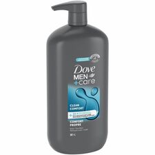 Dove Men+Care Clean Comfort 2-in-1 Cedarwood, Lemon Scent - 30 fl oz - Body, Face, Skin - Moisturizing - White - Sulfate-free, Paraben-free - 1 Each